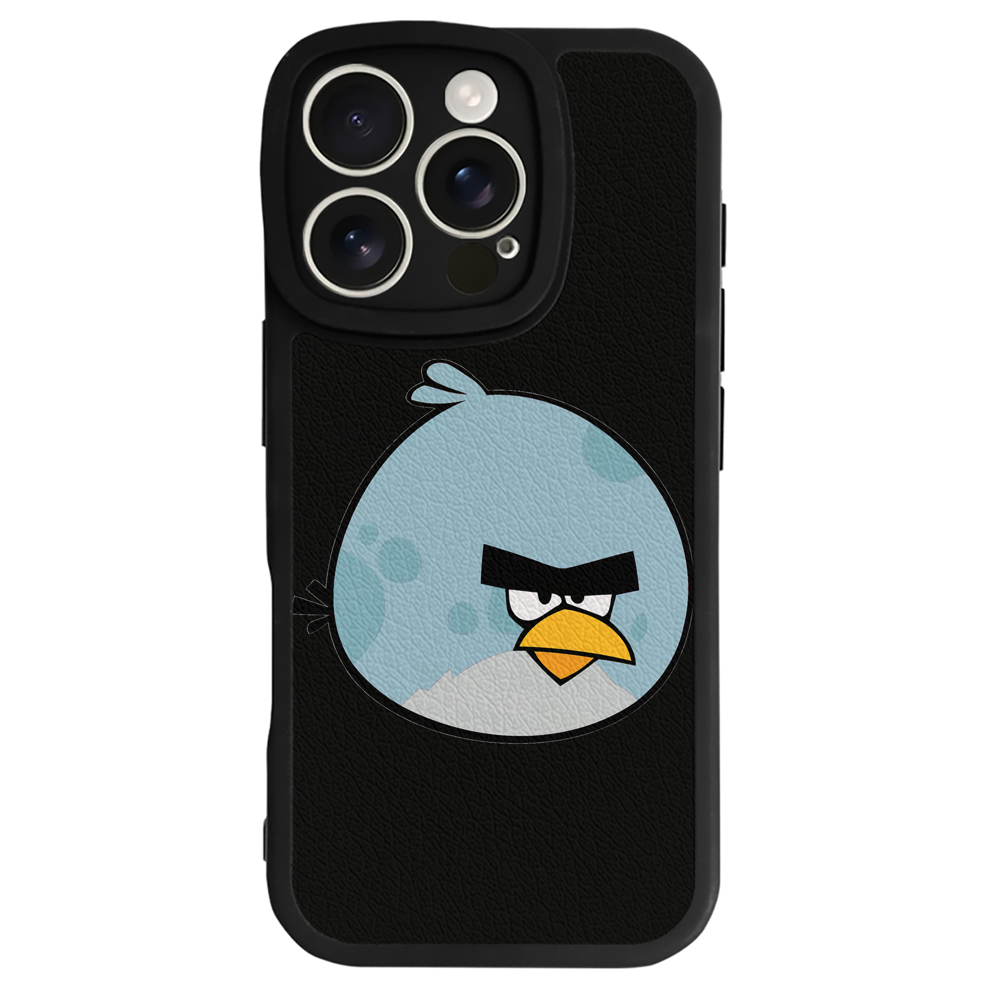 （画像用） Angry Birds アングリーバード 【iPhone 16シリーズ対応】シリコンスマホケース（レザー調） 材質：シリコン